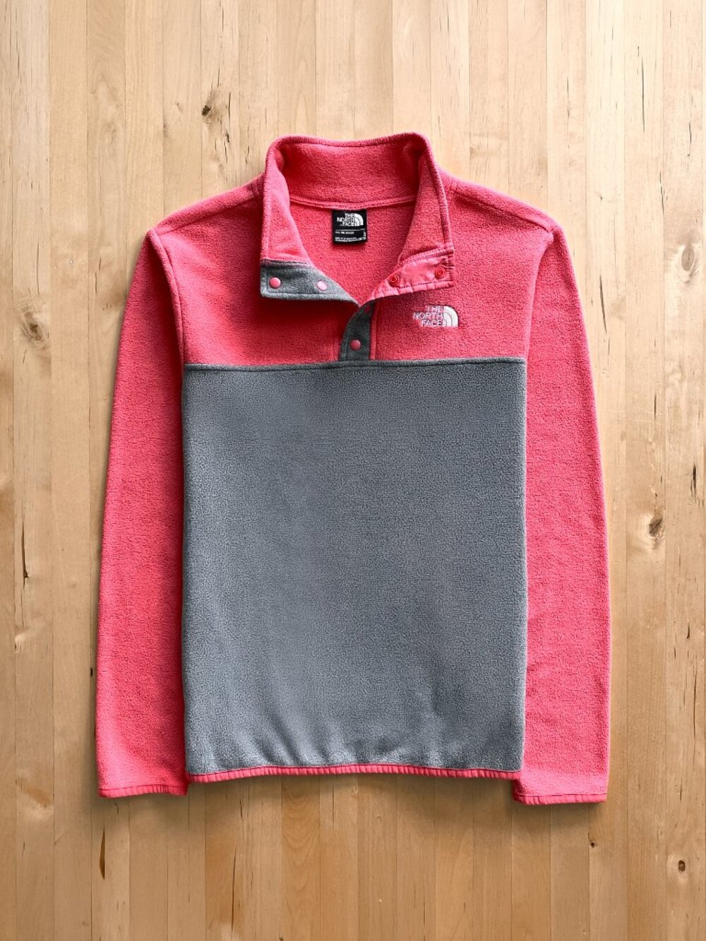 The North Face Glacier 1/4 Snap-Neck Fleece Pullover Youth Large